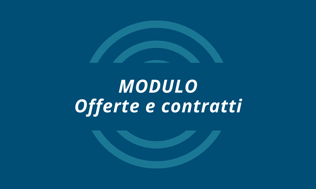 Modulo offerte e contratti di Pressflow